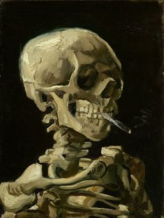 History of Memento Mori Art Vincent Van Gogh, Van Gogh, Skeleton, Van, Black, Art