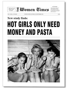 Vintage Black and White Canvas Wall Art, Girls Having Fun Newspaper Print Room Aesthetic Poster, Women Eating Pasta Art, Trendy Funky Girly Bedroom Bar Cart Wall Decor 16x24in Unframed Women Eating, Girls Having Fun, Poster Women, Eating Pasta, Newspaper Canvas, Newspaper Wall, Pasta Art, Vintage Room Decor, Vintage Newspaper