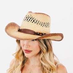 The Cutout Wide Brim Straw Hat Is A Chic And Contemporary Accessory That Combines The Classic Appeal Of A Wide Brim Hat With Modern Cutout Detailing. The Cutout Design Adds A Trendy And Unique Touch To The Traditional Wide Brim Style, Giving It A Fresh And Stylish Look. Whether You're Relaxing At The Beach, Enjoying A Summer Picnic, Or Attending A Music Festival, The Cutout Wide Brim Straw Hat Is A Fashionable Choice To Elevate Your Outfit With A Touch Of Sophistication And Flair. Stay Cool And Fitted Brown Straw Hat For Vacation, Fitted Brown Sun Hat For Vacation, Fitted Brown Panama Hat For Beach, Fitted Sun Hat For Summer Ranch Use, Fitted Sun Hat For Summer Ranch, Fitted Brown Hat Bands For Beach, Fitted Summer Sun Hat For Ranch, Fitted Fedora For Summer Ranch, Fitted Fedora For Ranch In Summer