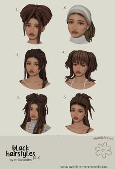 different hairstyles for the face and head