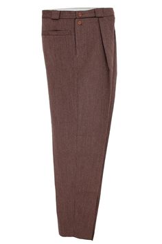 Mila Schon 90s vintage brown trousers. Classic trousers in heavy cotton, herringbone pattern. Button and zip closure. Made in Italy. Size: 48 IT 38 Us 38 Uk Waist: 40 cm Length: 117 cm Hem: 19 cm Pant Crotch: 93 cm CONDITIONS: New with label, the item is new, comes from the shop with its original tags. About us Chiara and Alessandro created Dedè Couture in 2010. We are located in Puglia in southern Italy in Brindisi, in the wonderful Salento. Dedè Couture is a global fashion retailer. Our main focus is the resale of authentic vintage and second hand designer clothes, shoes, bags and accessories. Welcome to our world, add a piece of history to your wardrobe! Shipping Usa, Australia, Canada, Asia Items will be shipped in with tracking number via FEDEX. Item will ship out only to your order f Mila Schon, Brown Trousers, Classic Trousers, Vintage Trousers, Stylish Pants, Vintage Lover, Herringbone Pattern, Global Fashion, 90s Vintage