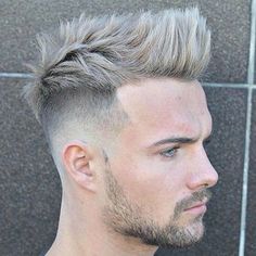 Style #Hairstyles For Men 2017 Mohawk Hairstyles Men, Cortes De Cabello, Thick Hair Cuts, Quiff Hairstyles, Skin Fade, Men Hair Color, Mohawk Hairstyles, Stylish Haircuts