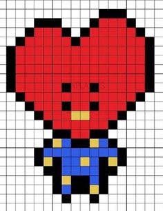 Javiuuuuuu Bt21 Tata, Hamma Beads Ideas