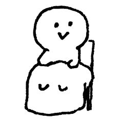 a black and white drawing of a person with their arms around another person's head