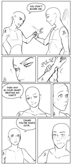 the storyboard shows how to draw an avatar with different expressions and gestures, as well as