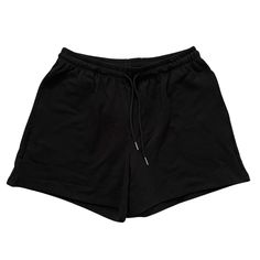 Wild Harmony Apparel Exclusive + Branded!! 🐼 Our Black Bamboo 💨 Lightweight Sweatshorts are 🤩 made for 💪 workouts and 💃 chillin' alike! The super-soft and 🌬 breathable bamboo fabric 👍 provides max 🛀 comfort, and the 🖤black is 🤝 versatile—just pair 'em with any top! Not to mention they got 🤞 an elastic waistband and 🤲 drawstring for a 🔒 secure and 🔩 adjustable fit. Plus, their 💧 moisture-wicking properties 🤩 make 'em ideal for hot days, workouts, and more! A 🤸 relaxed fit and 💅 Basic Activewear With Built-in Shorts, High-waisted Cotton Shorts For Gym, Basic Loungewear Athletic Shorts, Basic Solid Color Athletic Shorts For Loungewear, Leisure Athletic Shorts With Built-in Shorts, Basic Athletic Shorts For Loungewear, Comfortable Leisure Shorts With Short Leg, Relaxed Fit High-waisted Athletic Shorts For Leisure, Leisure Shorts In Solid Color