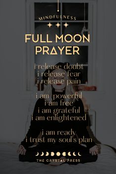 Full Moon Prayer, Moon Prayer, Moon Spells, Moon Ritual, New Moon Rituals, Woo Woo, Full Moon Ritual