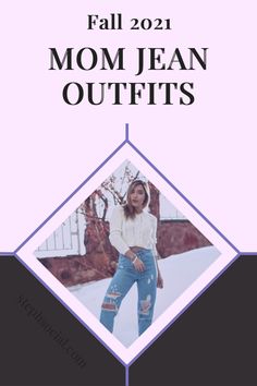 How to style mom jeans this fall 2021. High waisted jeans outfits. High rise jeans outfit. Mom fit jeans outfit. Fall fits 2021. Casual outfit ideas. Fall Fashion trends 2021. Casual Jean outfits. Straight leg jeans outfit. Jeans and t shirt outfit. Trendy outfit Inspo. Stylish jeans outfit. #highwasitedjeans #momjeans #falloutfits #trendyoutfits