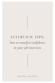 the words interview tips on top of a white background