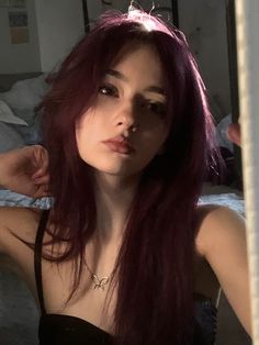 Girl With Purple Hair, Cherry Red Hair, You My Love, Girls With Red Hair