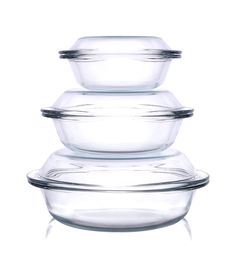 PRICES MAY VARY. Solid and Durable: This glass casserole dish is made of toughened glass which robustness is 3~5 times than that of the ordinary glass. This glass casserole dish resists the change of the temperature. You can use it in the oven, microwave, fridge, and dishwasher. Healthy & Safe: This glass casserole dish is lead-free and will not let chemicals penetrate into the food. This glass casserole dish with handles is non-porous and doesn’t retain odors and stains. After holding greasy fo Glass Casserole Dish, Ceramic Bakeware Set, Casserole Dish Set, Baking Dish Set, Casserole Set, Glass Baking Dish, Bakeware Set, Oven Microwave, Baking Dish