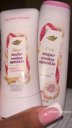 sugar cookie dove body & deodorant  🍪 Gourmand Body Care, Christmas Body Care, Dove Sugar Cookies, Victoria Secret Perfume Body Spray, Dove Deodorant, Body Deodorant, Dove Body Wash, Basic Skin Care Routine