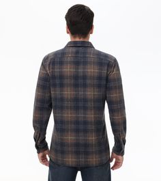 Stay cozy and stylish with our Plaid Flannel Shirt, a wardrobe staple that combines classic design with everyday comfort. This shirt features a timeless plaid pattern that never goes out of style, making it perfect for everything from casual outings to la Plaid Outerwear For Business Casual, Plaid Casual Outerwear For Business Casual, Classic Plaid Tops For Casual Gatherings, Plaid Casual Tops For Business, Plaid Casual Top For Business Casual, Plaid Tops For Business Casual, Classic Plaid Flannel Shirt For Everyday, Fall Button-up Flannel Shirt For Business Casual, Fall Business Casual Button-up Flannel Shirt