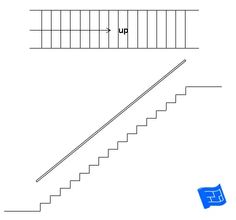 a set of stairs that are not going up or down with the numbers on them