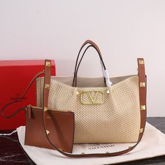 Size: 38cm*25cm*17cm It comes with Dust box, Care manual, Tag, and Paper bag. Luxury Tan Bags For Shopping, Luxury Shopping Bags For Spring, Luxury Vacation Tote Satchel, Luxury Bucket Bag With Top Carry Handle For Beach, Luxury Designer Bucket Bag For Vacation, Luxury Summer Bucket Bag With Top Handle, Luxury Summer Bags In Rectangular Shape, Luxury Beige Square Bucket Bag, Luxury Double Handle Vacation Bag