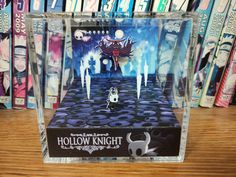 For Hollow Knight lovers out there, this 3D Hollow Knight Diorama Crystal-Clear Cube is perfect for those who feel nostalgic for the old days! This miniature displays your favourites boss battles in Hollow Knight with colourful images and will definitely bring you back to the good ol' days! Beautifully handcrafted using premium gloss print paper and printed with a high-quality color printing method. This diorama is meant to last forever! The figures are encased in a crystal-clear cube, to protec Knight Lovers, 3d Diorama, Colourful Images, Miniature Display, Knight Games, Pixel Image, Old Days, The Old Days, Gamer Gifts