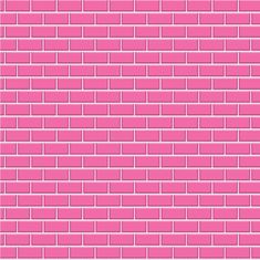 a pink brick wall is shown in this image