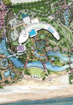 an artist's rendering of what the resort would look like if it was built