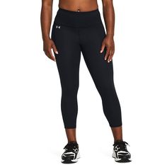 Workout in style with these women's Under Armour motion capri leggings.Click on this WOMEN'S GUIDE to find the perfect fit and more! Workout in style with these women's Under Armour motion capri leggings. Click on this WOMEN'S GUIDE to find the perfect fit and more! TECHNOLOGIES & FEATURES 4-way stretch fabric Moisture-wicking technology Odor control technology minimizes odor High-rise waistband with side drop-in pocketFIT & SIZING 18-in. inseam High rise sits on the natural waistline Fitted cut How To Make Shoes, 4 Way Stretch Fabric, Under Armour Women, Bottom Clothes, Capri Leggings, Bra Sizes, Fabric Care, Gender Female, In Style