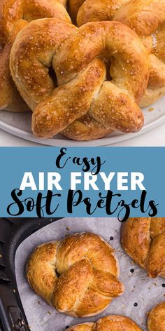 air fryer soft pretzels are the best way to cook them in the oven