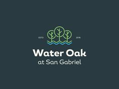 the logo for water oak at san gabriel