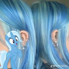 Light Blue Hair, Cute Hair Colors, Party Cocktail Dress, Pretty Hair Color, Peinados Fáciles Para Cabello Corto, Type S