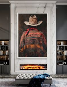 Caballero - ISHQYBUSINESS Mexican Cowboy Art, Mexican Room, Spanish Artwork, Western Living Room Decor, Mexican Artwork, Mexican Wall Art, Mexican Culture Art, Mexican Wall, Mexican Traditions