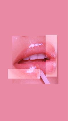 Hidragloss Lip, Pink Lip Aesthetic, Hydra Gloss Lips, 80s Eye Makeup, Gloss Lips, Cute Pink Background, Facial Aesthetics, S Aesthetic, Beauty Posters