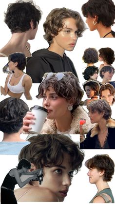 Fire Haircut, Masc Hair, Loose Curly Hair, Masc Women, Hair Projects, Curly Hair Photos, Beautiful Braided Hair, Short Curls