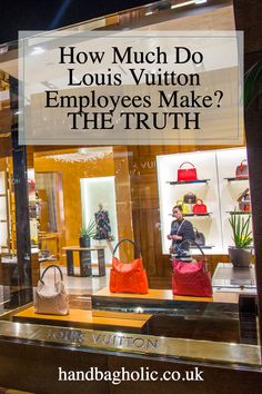 CA's are relied upon to keep their clients informed and up to date with the newest styles and assist with product knowledge, care, etc. Louis Vuitton is a multi-billion dollar company, so, how much do Louis Vuitton employees make? Find out in our blog ✨ 🫶 Follow me on Instagram @Handbag_holic #LV #LouisVuitton #LouisVuittonWage #LVWage #LVStore #LouisVuittonStore #LVSalesAssistant #LouisVuittonSales #HandbagHolic Tote Bag Outfit, Louis Vuitton Alma Bag, Hard Sided Luggage, Louis Vuitton Multi Pochette, Louie Vuitton, Product Knowledge, Louis Vuitton Luggage, Louis Vuitton Neonoe, Sales Skills