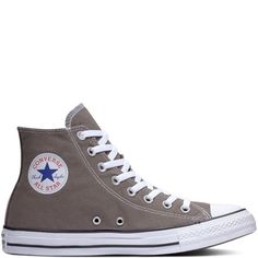 Looking for a go-to style that will last? The Converse Chuck Taylor All Star High Top Sneaker is a slam dunk with its iconic design and no-fuss features. The instantly recognizable high-top silhouette features a flexible canvas upper and a durable vulcanized rubber sole. The lace-up front ensures the perfect fit every time. The signature star-centered ankle patch imbues each pair of "chucks" with a sense of tradition and cements their status as a true American classic. High top silhouette Canvas Dr Shoes, High Top Sneaker, Unisex Shoes, Converse Chuck Taylor All Star, Perfect Shoes, Sneaker Brands, Womens Converse, Chuck Taylor All Star, Shoe Style