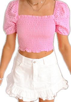 Summer Puff Sleeve Top With Ruffles And Square Neck, Square Neck Ruffled Stretch Top, Trendy Puff Sleeve Top With Ruffles And Square Neck, Stretch Square Neck Top With Ruffles, Casual Puff Sleeve Top With Ruffles And Square Neck, Feminine Fitted Puff Sleeve Top With Ruffle Hem, Fitted Cropped Puff Sleeve Top With Ruffles, Casual Stretch Puff Sleeve Top With Ruffles, Fitted Puff Sleeve Top With Ruffles, Cropped