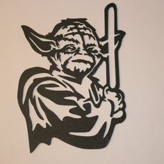 This Indoor Wall Decoration Was Created As A Simple And Lightweight Design For Any Star Wars Fan. This Version Has Thicker Lines. Yoda Has A Lightsaber. This Will Add The Star Wars Theme To Any Decor. Perfect For Any Room, College Dorms Or Anywhere Indoors. Material: 3d Printed Pla Size: 8 1/2" Tall X 6 1/2" Wide 3mm Thickness One Side Is Similar To A Matte Finish That Is Lightly Glittery. The Other Side Does Show Some Printing Lines. Want This Is A Different Color? Message Me To Get A List Of A Yoda With Lightsaber, 3d Printed Art, College Dorms, 3d Printing Art, Printed Art, Metal Shop, Lightsaber, Star Wars Gifts, Store Credit Cards