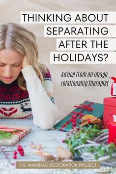 The holidays can serve as a turning point for a marriage. Unfortunately, every year we hear about holiday marriage crises, post Christmas break ups and people filing for divorce following the holidays. The holiday season can be extremely stressful for couples, exacerbating already existing marriage conflict. If you're thinking about breaking up with your spouse after the holiday season is over, you should first read this relationship advice from a licensed Imago relationship therapist. Marrying The Wrong Person, Filing For Divorce, Marriage Restoration, Divorce Related Advice, Intimacy Issues, Break Ups, Online Marriage, Marriage Issues