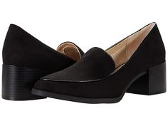 LifeStride Devyn - Women's Shoes : Black 1 : Achieve the perfect sophisticated look in the faux-leather or fabric upper LifeStride Devyn slip-on loafer pump. Offers an almond toe with man-made linings and a Soft System comfort package that includes a high-rebound foam insole for cushioning, arch and foot support for stability, and a flexible sole to reduce force as you walk. Block heel on a man-made outsole. Imported. Measurements: Heel Height: 2 in Weight: 11 oz Product measurements were taken Chic Synthetic Slip-ons For Work, Workwear Slip-ons With Arch Support, Spring Synthetic Slip-ons For Workwear, Chic Synthetic Slip-ons With Cushioned Footbed, Cushioned Slip-on Heels For Work, Elegant Synthetic Slip-ons For Office, Business Casual Slip-ons With Removable Insole For Fall, Synthetic Loafers With Arch Support For Work, Spring Synthetic Slip-ons For Business Casual