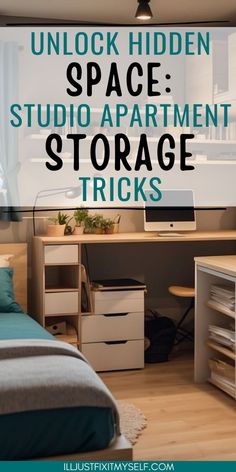 Stackable storage bins maximizing vertical space in studio apartment. How To Organize A Studio Apartment, Vertical Space Storage, Studio Apartment Storage Ideas, Vertical Shelving, Studio Apartment Storage, Small House Storage, Micro Studio, Self Storage Units