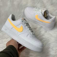 Item: Nike Air Force 1 '07 Fq2742-100 Size: Multiple Women's U.S. Sizes Available Condition: New With Box Offers Welcome Bundle And Save: Visit Our Store And Send A Message With Your Bundle 100% Authentic Yellow Nike Air Force 1 Lace-up For Streetwear, Yellow Nike Air Force 1 For Streetwear, Yellow Low-top Nike Air Force 1, Yellow Nike Air Force 1 Sneakers For Streetwear, Yellow Nike Air Force 1 With Branded Insole, Nike Air Force 1 Yellow With Round Toe, Yellow Nike Air Force 1 With Round Toe, Nike Air Force 1 Yellow Casual Shoes, Casual Nike Air Force 1 In Yellow