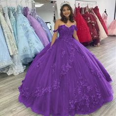 #ad Purple Floor-length Quinceanera Dress, Purple Floor-length Ball Gown For Quinceanera, Sweet 16 Ball Gown Evening Dress For Prom Season, Prom Season Ball Gown For Sweet 16, Sweet 16 Ball Gown For Prom Season, Purple Floor-length Quinceanera Dress For Prom, Purple Fitted Quinceanera Dress For Formal Occasions, Purple Quinceanera Dress For Prom Season Debutante Ball, Fitted Purple Quinceanera Dress For Prom Season