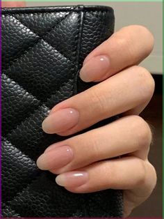 Medium Nails Natural, Natural False Nails, Press On Nails Natural, Nude Plain Nails, Model Nails Natural, Clear Polish Nails, Transparent French Nails, Clear Natural Acrylic Nails, Sheer Gel Nails