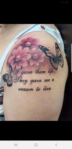 Name Tattoos For Moms, Tattoo For Son, Geniale Tattoos, 1 Tattoo, Family Tattoos