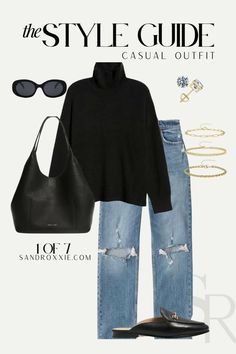 2024 Autumn Outfits, Winter Business Casual Outfits For Women, Black Slacks Outfit, Casual Outfits For Fall, Postpartum Outfits, Hoodie Outfit Casual, Turtleneck Sweater Outfit, Corporate Casual, Styling Jeans