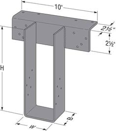 a drawing of a table with measurements for the top and bottom section, including two legs