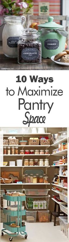 the top ten ways to organize pantry space