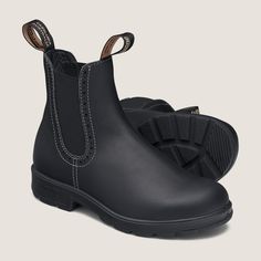 Blundstone USA Women's Blundstone 1448 Black Blundstone Boots Women, Blundstone Women, Womens Casual Boots, Blundstone Boots, High Top Boots, Leather High Tops, Pull On Boots, Boots Women, Designer Boots