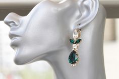 GREEN EMERALD EARRINGS, Teardrop Wedding Earrings,Emerald Drop Clusters,Emerald Jewelry Set For Bride,Rose Gold Bridal Earrings My emerald earrings is designed to satisfy females who adore fashion, glamorous women, . REBEKA's jewelry offers a sweeping scope of colors. The jewelry style passes on to the client a feeling of stepping on a red carpet in Hollywood. My creation similarly leans on the past - you can see a combo of past styles and modernization. IT IS POSSIBLE TO CHANGE THE COLOR OF THE Green Dangle Earrings For Anniversary, Teardrop Emerald Earrings For Wedding, Green Dangle Bridal Earrings For Anniversary, Emerald Drop Earrings For Anniversary, Emerald Jewelry With Matching Earrings For Wedding, Green Teardrop Bridal Earrings For Wedding, Emerald Earrings For Wedding, Emerald Jewelry Set For Wedding, Emerald Dangle Earrings For Wedding