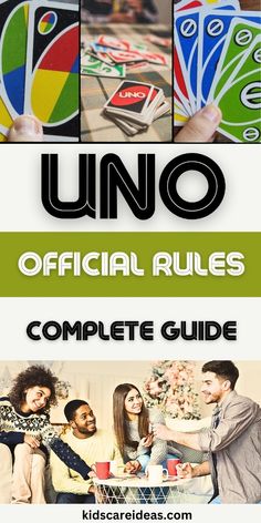 the cover of uno official rules complete guide