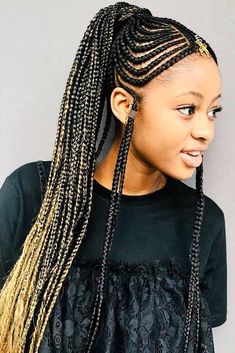 African Braids Hairstyles Pictures, Trendy We Fryzurach, American Hairstyles, Long Box Braids, Braided Ponytail Hairstyles, Cool Braid Hairstyles