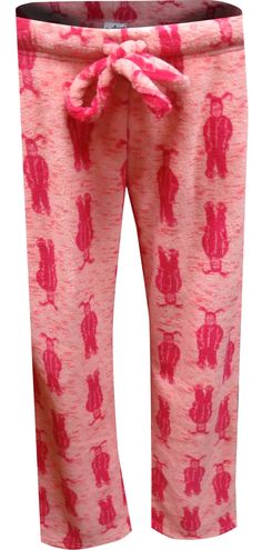 Hysterical! These lounge pants for women feature A Christmas Story's Ralphie in his famous bunny costume, looking like a pink nightmare! These soft fleece pajama pants are machine washable with a covered elastic waistband with drawstring tie. Perfect for the Christmas season, while you watch this modern classic! Fleece Pajama Pants, Lounge Pants Womens, Womens Christmas, Bunny Costume, Pink Bunny, Fleece Pajamas, Christmas Story, Christmas Couple, Pants Large