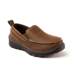 Deer Stags Zesty Slip-on in Brown Cushioned sock with memory foam for all day comfort The elastic twin gore provides a comfortable and customized fit Moc toe stitching enhances the look Easy on and off slip-on entry Deer Stags, Dress Loafers, Shoe Last, Big Clothes, Shoe Carnival, Casual Loafers, Big Kid, Lug Sole, Medium Brown