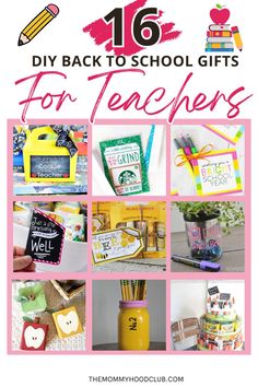 A collection of 16 best DIY gifts for teachers, featuring creative teachers gifts, homemade teacher gifts, and thank you gift baskets. Includes ideas for teacher gift baskets, diy teacher Christmas gifts, and small teacher appreciation gifts diy. Perfect for Teacher Appreciation Week and teacher appreciation gifts from students diy. School Gifts For Teachers, Gift Arrangement, Teacher Appreciation Diy, Teacher Of The Year, Teacher Appreciation Gifts Diy, Secret Pal